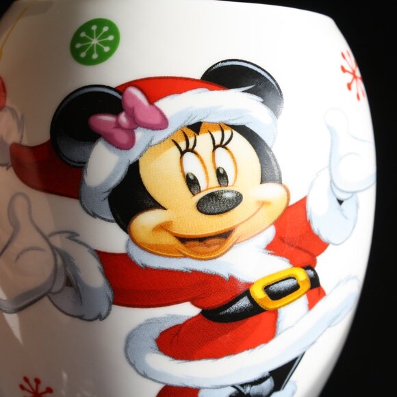 Vintage Mickey Mouse Santa Christmas Mug Enesco Large mug Holiday mug Disney - Picture 4 of 7